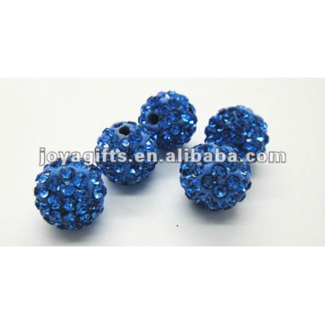 Boule de cristal d&#39;argile shamballa de 10 mm, boules de shamballa